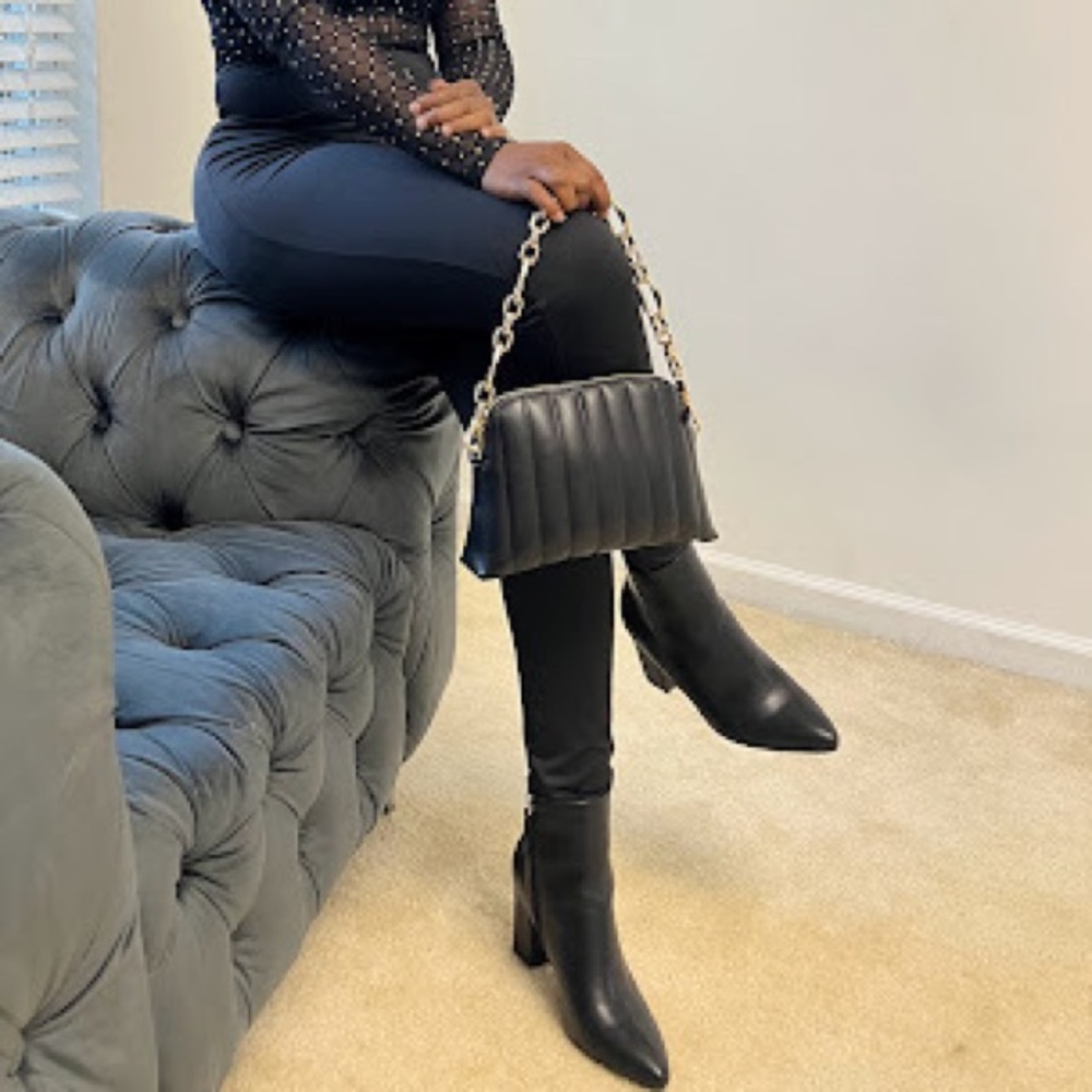 Heels & purse